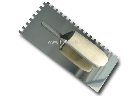 Stainless steel Plastering trowel with teeth HW02202