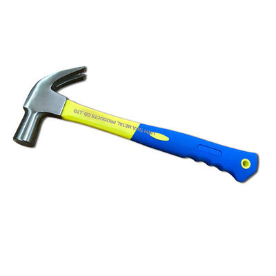 British type claw hammer with fiberglass handle