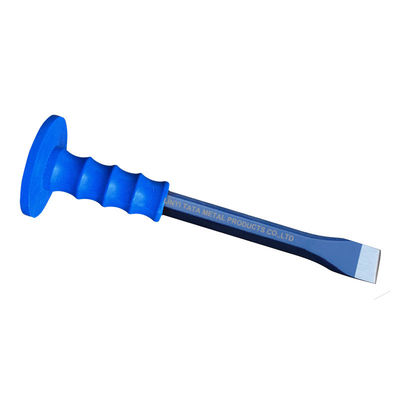 High Carbon Steel Cold Chisel with TPR Rubber Holder for Construction