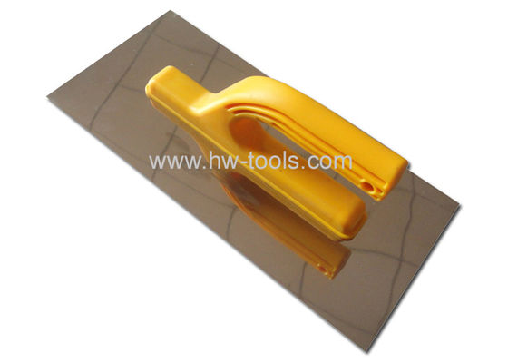 Stainless steel Plastering trowel with plastic handle HW02213