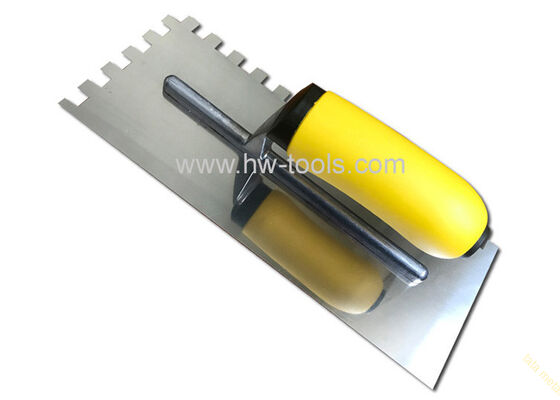 Stainless steel Plastering trowel with soft handle HW02234T
