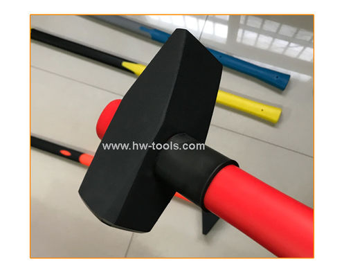 3kg,4kg,5kg,6kg,8kg Machinist's hammer with 36" fiberglass handle