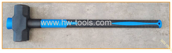 Sledge hammer with fiberglass handle