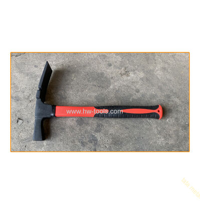 Mason's hammer rock pick hammer with flat tip masonry hammer