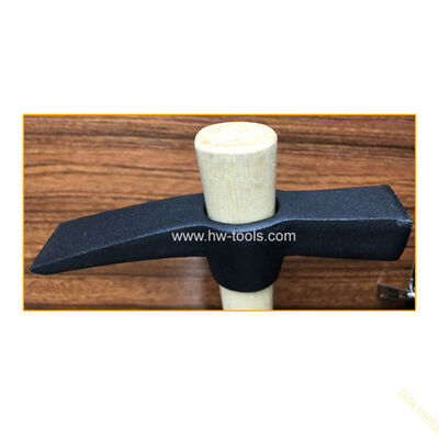 Mason's hammer forged masonry pick hammer with flat tip