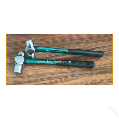 Ball pein hammer with fiberglass handle