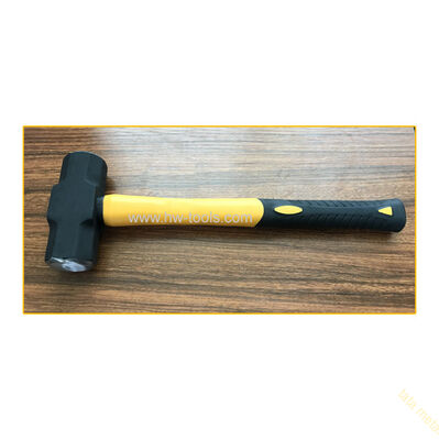 Sledge hammer with fiberglass handle