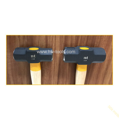 Sledge hammer with wooden handle