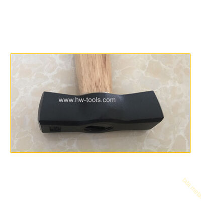 Spanish type stoning hammer with wooden handle