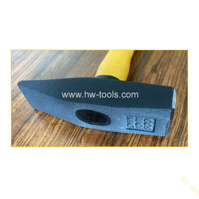 Machinist's hammer with fiberglass handle
