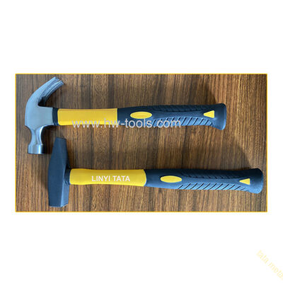 Machinist's hammer with fiberglass handle