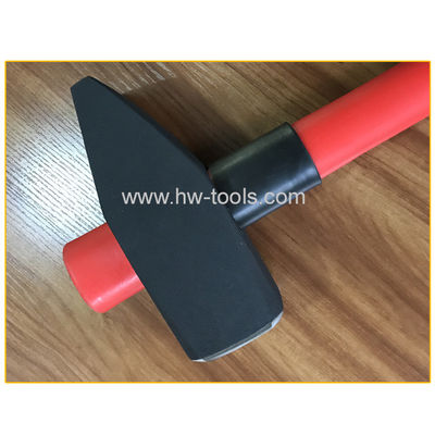 3kg,4kg,5kg,6kg,8kg Machinist's hammer with 36" fiberglass handle