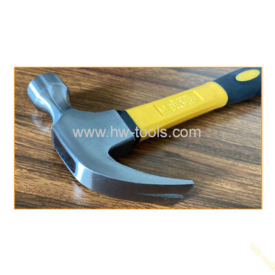 American type claw hammer with fiberglass handle