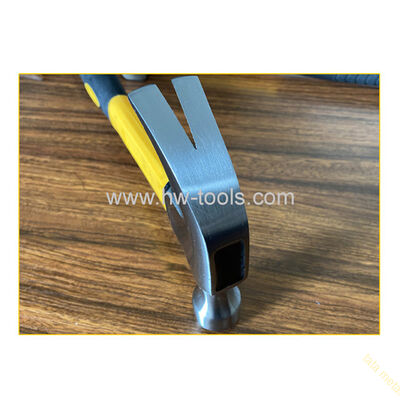 American type claw hammer with fiberglass handle