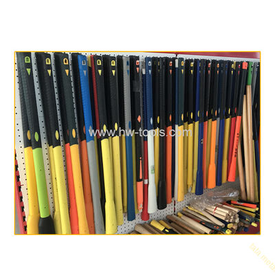 Fiberglass handle for steel pickaxe, axe, hammer