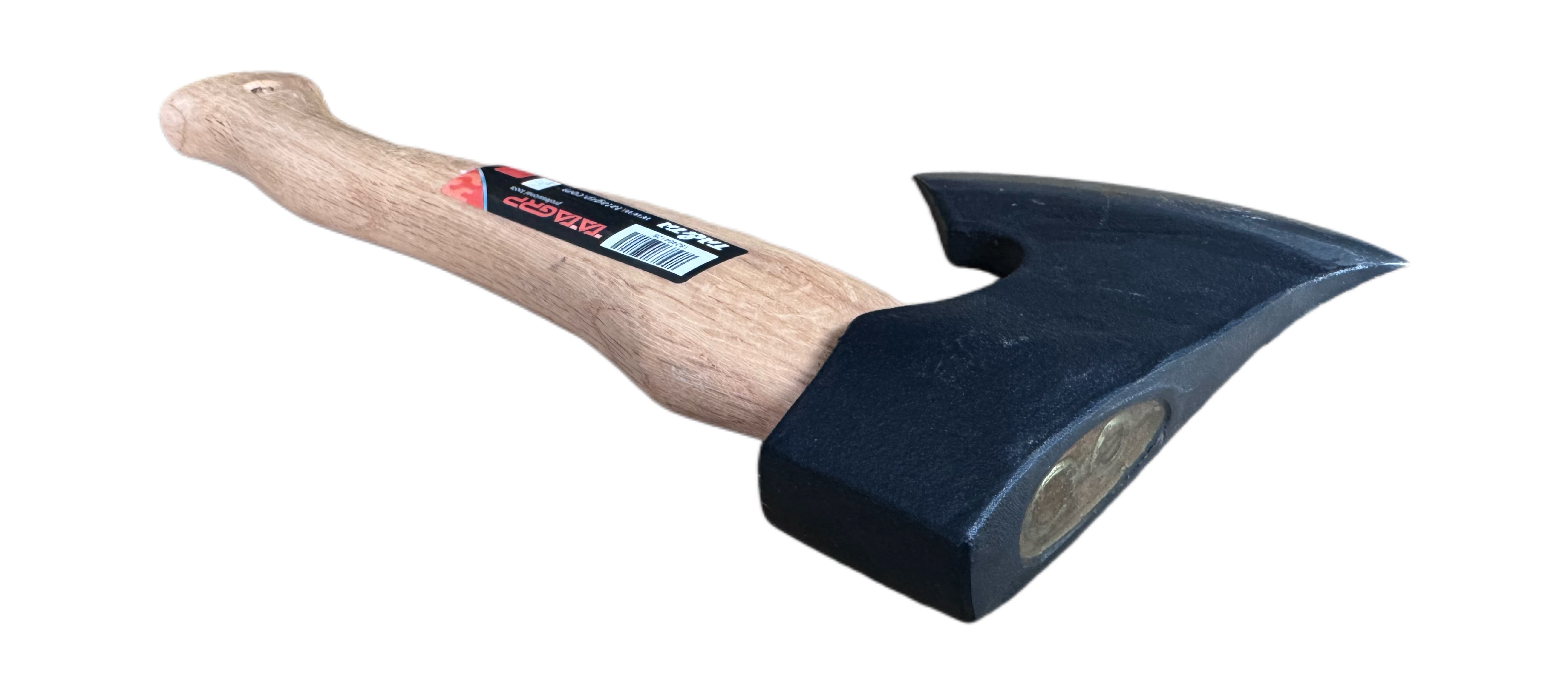 Axe with wooden handle