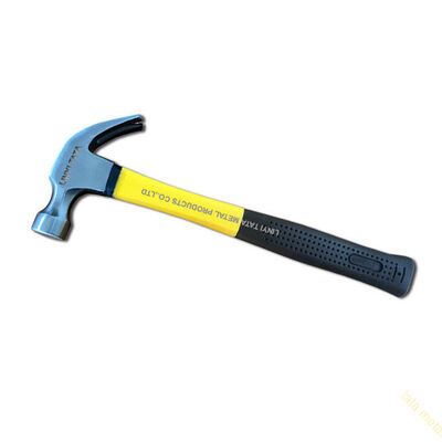 American type claw hammer with fiberglass handle