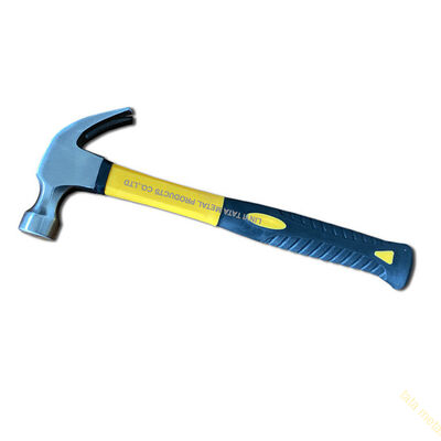 American type claw hammer with fiberglass handle