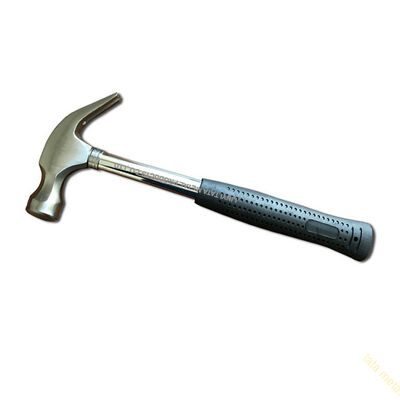 American type claw hammer with steel tube handle