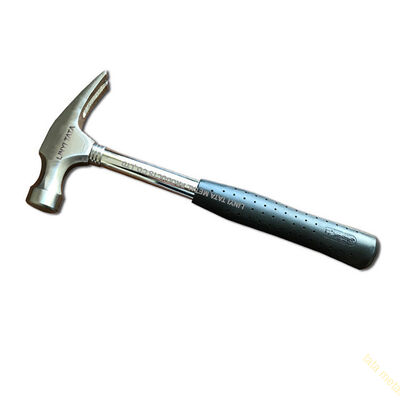 American type claw hammer with steel tube handle