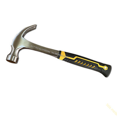 one piece claw hammer with safty holder