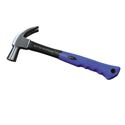 British type claw hammer with fiberglass handle