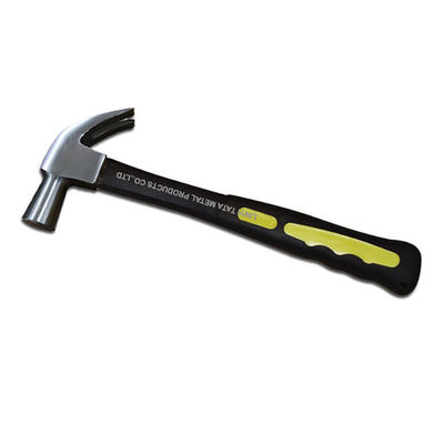 British type claw hammer with fiberglass handle