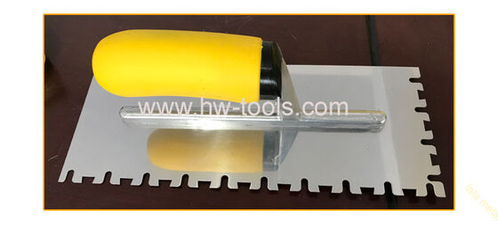 Stainless steel Plastering trowel with soft handle HW02234TB