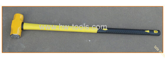 Sledge hammer with fiberglass handle