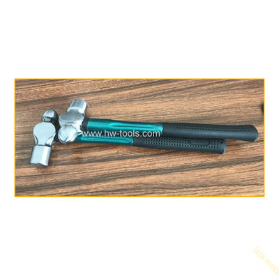 Ball pein hammer with fiberglass handle
