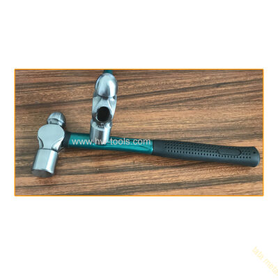 Ball pein hammer with fiberglass handle