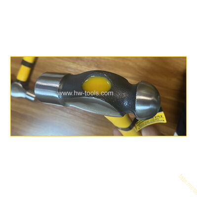 Ball peen hammer with fiberglass handle