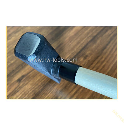 Machinist's hammer with wooden handle