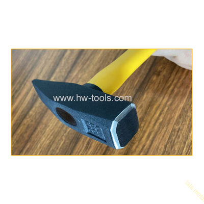 Machinist's hammer with fiberglass handle